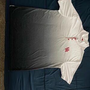 Colosseum Black and White Gradient Men's Shirt - University of Houston